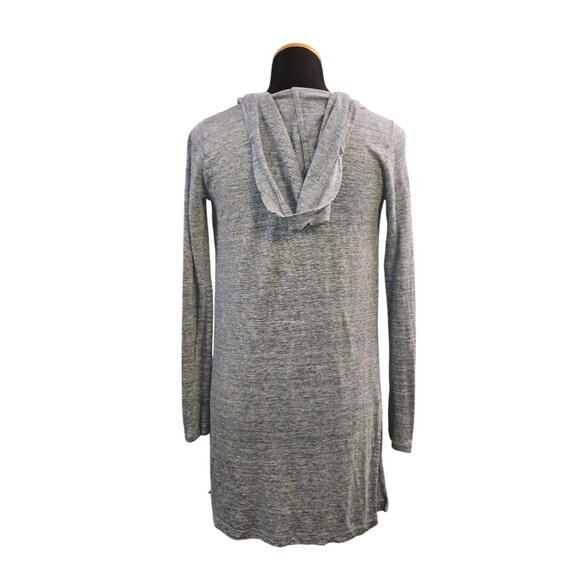 Cynthia Rowley Women's 100% Linen Lightweight Blue Cardigan with Hood Size XS - Picture 3 of 5